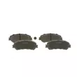 Jeu de 4 plaquettes de frein avant BOSCH 0 986 494 722 - Visuel 3
