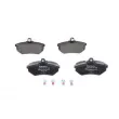Jeu de 4 plaquettes de frein avant BOSCH 0 986 494 726 - Visuel 1