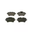 Jeu de 4 plaquettes de frein avant BOSCH 0 986 494 736 - Visuel 1