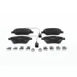 Jeu de 4 plaquettes de frein avant BOSCH 0 986 494 881 - Visuel 1