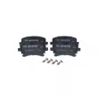 Jeu de 4 plaquettes de frein avant BOSCH 0 986 494 889 - Visuel 1