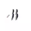 Jeu de 4 plaquettes de frein avant BOSCH 0 986 494 889 - Visuel 2