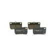Jeu de 4 plaquettes de frein avant BOSCH 0 986 494 891 - Visuel 1