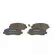 Jeu de 4 plaquettes de frein avant BOSCH 0 986 494 894 - Visuel 3