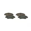 Jeu de 4 plaquettes de frein avant BOSCH 0 986 494 896 - Visuel 1
