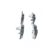 Jeu de 4 plaquettes de frein avant BOSCH 0 986 494 898 - Visuel 2