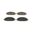Jeu de 4 plaquettes de frein avant BOSCH 0 986 494 901 - Visuel 1
