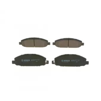 Jeu de 4 plaquettes de frein avant BOSCH 0 986 494 901
