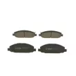 Jeu de 4 plaquettes de frein avant BOSCH 0 986 494 901 - Visuel 3