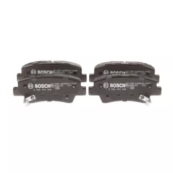 Jeu de 4 plaquettes de frein arrière BOSCH 0 986 494 908