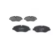 Jeu de 4 plaquettes de frein avant BOSCH 0 986 495 098 - Visuel 1