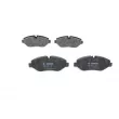 Jeu de 4 plaquettes de frein avant BOSCH 0 986 495 098 - Visuel 3
