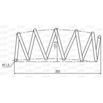 Ressort de suspension OPEN PARTS CSR9032.02