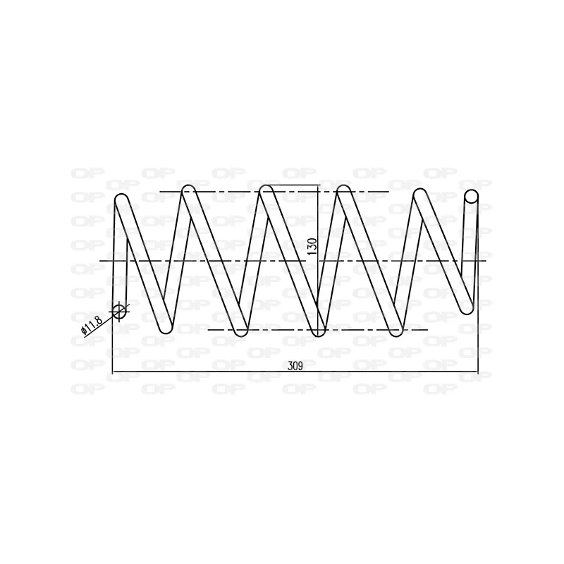 Ressort de suspension OPEN PARTS CSR9065.02