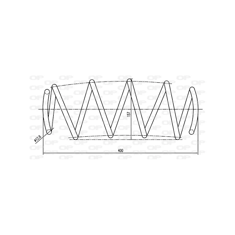 Ressort de suspension OPEN PARTS CSR9077.02