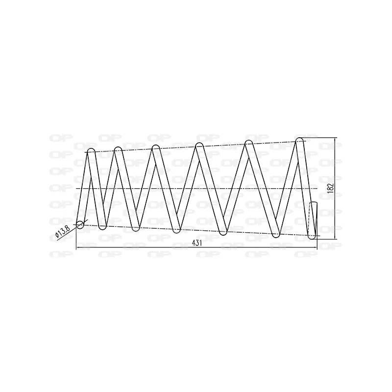 Ressort de suspension OPEN PARTS CSR9078.02
