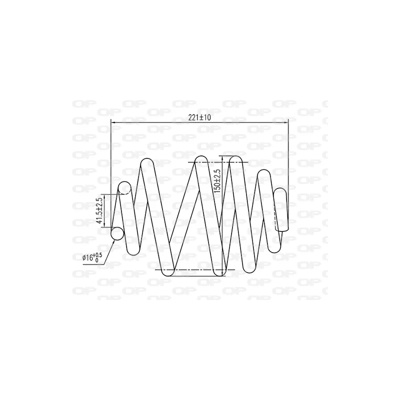 Ressort de suspension OPEN PARTS CSR9148.02