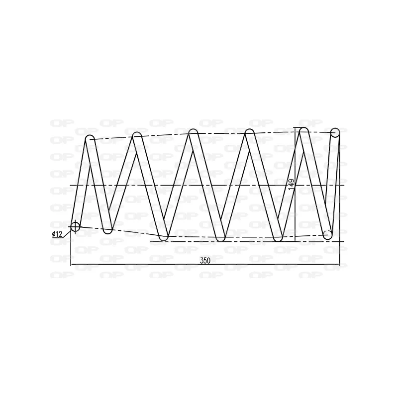 Ressort de suspension OPEN PARTS CSR9160.02