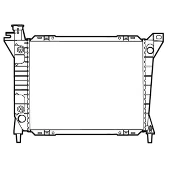 Radiateur, refroidissement du moteur NRF 50310