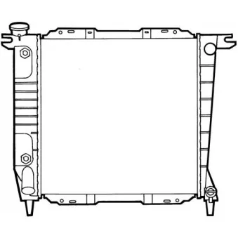 Radiateur, refroidissement du moteur NRF 50312