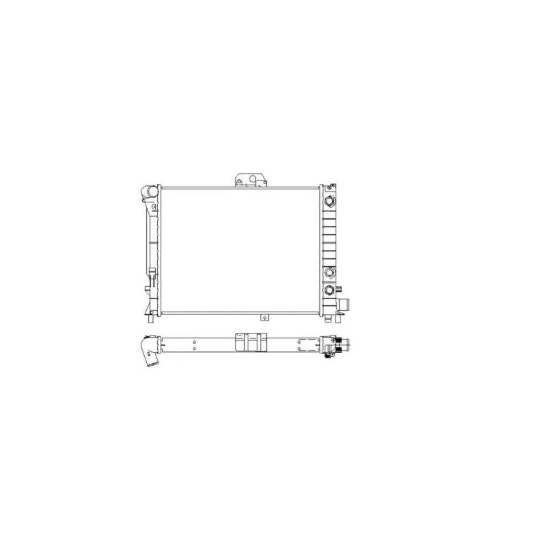 Radiateur, refroidissement du moteur NRF 504143