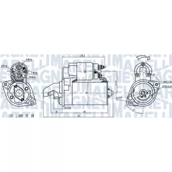 Démarreur MAGNETI MARELLI
