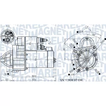 Démarreur MAGNETI MARELLI