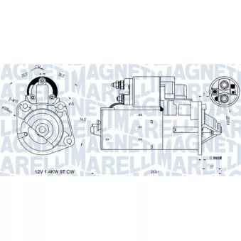 Démarreur MAGNETI MARELLI
