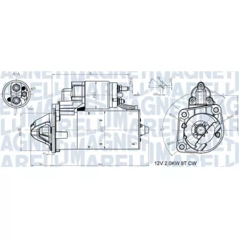 Démarreur MAGNETI MARELLI