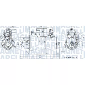 Démarreur MAGNETI MARELLI