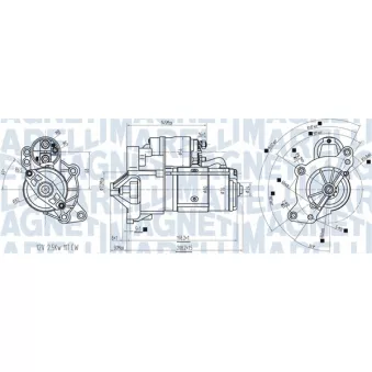 Démarreur MAGNETI MARELLI 063721416010
