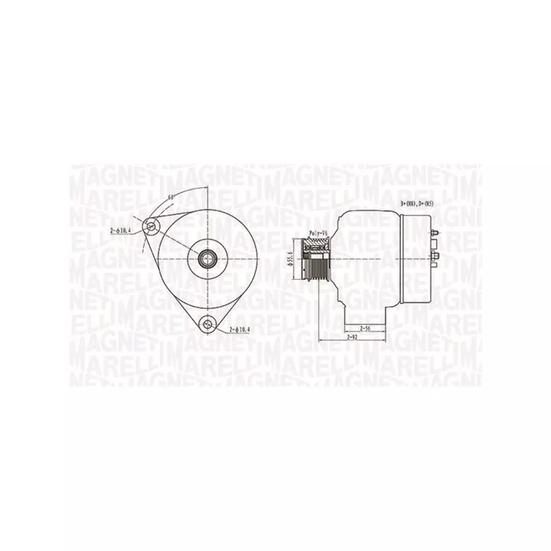 Alternateur MAGNETI MARELLI 063731090010