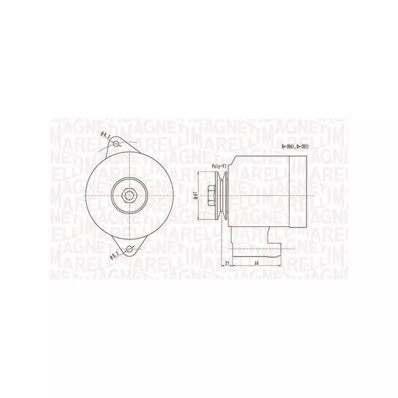 Alternateur MAGNETI MARELLI 063731472010