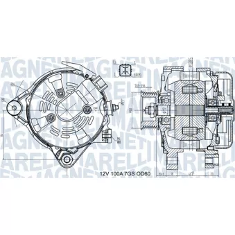 Alternateur MAGNETI MARELLI