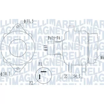 Alternateur MAGNETI MARELLI 063731706010