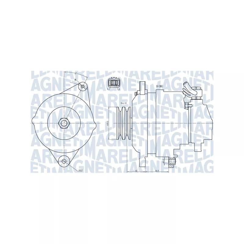 Alternateur MAGNETI MARELLI 063731717010