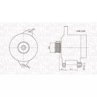 Alternateur MAGNETI MARELLI