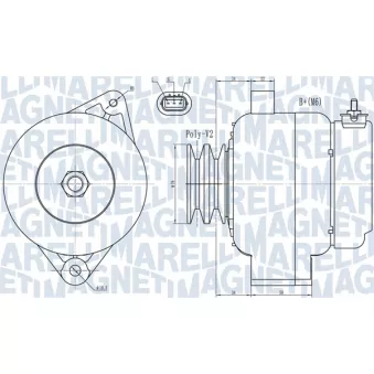 Alternateur MAGNETI MARELLI