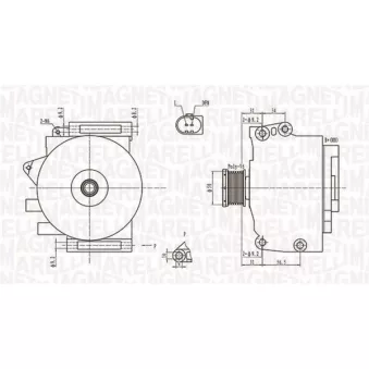 Alternateur MAGNETI MARELLI 063731764010