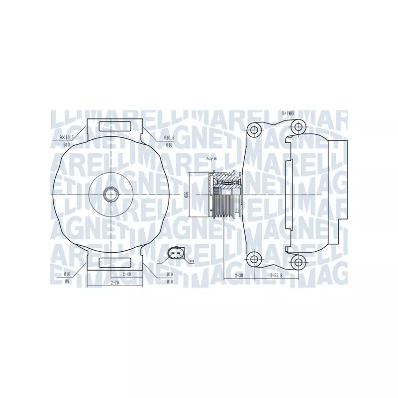 Alternateur MAGNETI MARELLI 063731769010