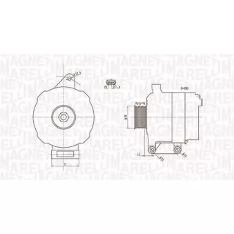 Alternateur MAGNETI MARELLI 063731780010
