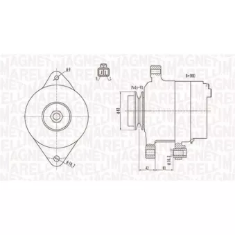 Alternateur MAGNETI MARELLI 063731806010