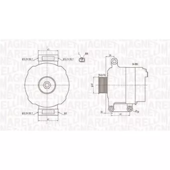Alternateur MAGNETI MARELLI