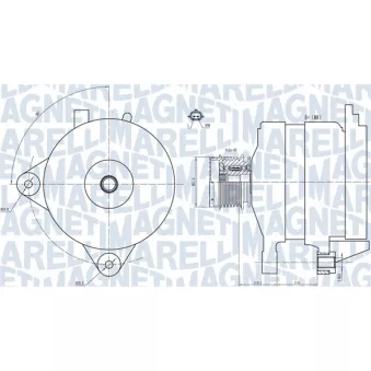 Alternateur MAGNETI MARELLI 063731888010