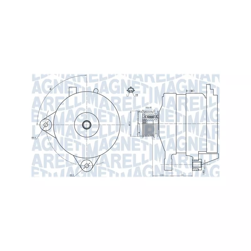 Alternateur MAGNETI MARELLI 063731888010