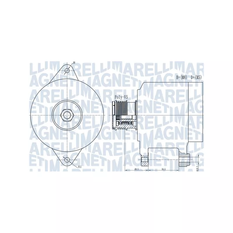 Alternateur MAGNETI MARELLI 063731909010