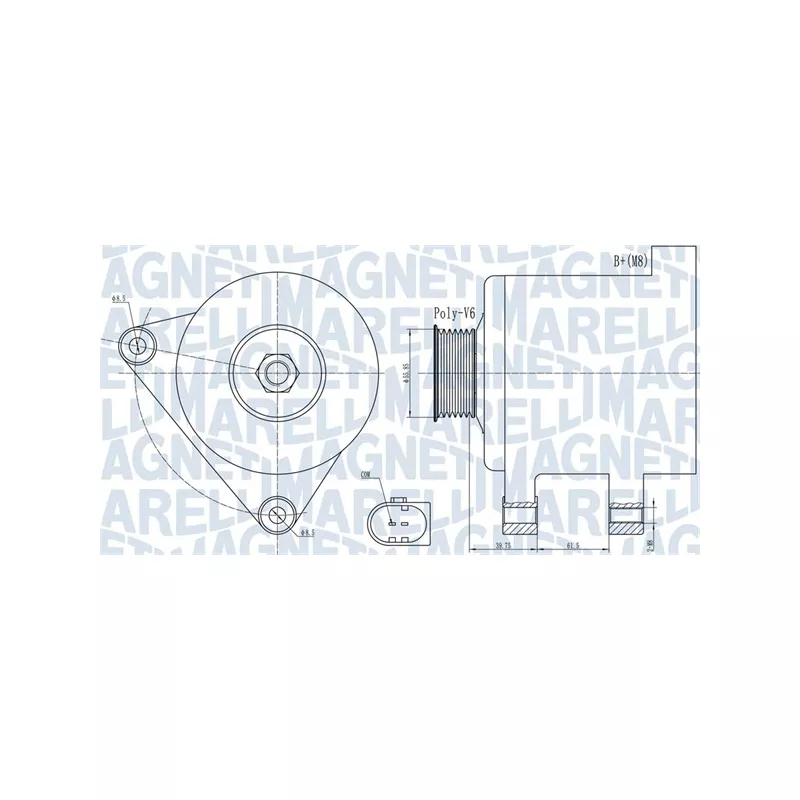 Alternateur MAGNETI MARELLI 063731910010