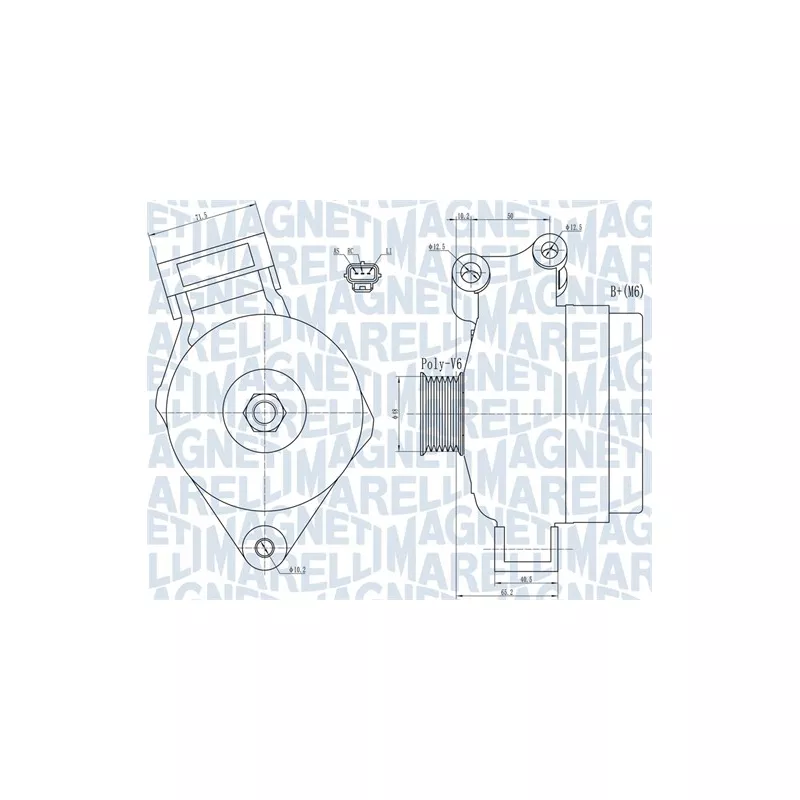 Alternateur MAGNETI MARELLI 063731925010