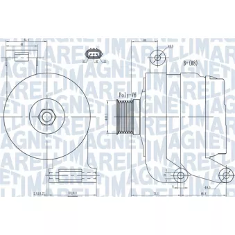 Alternateur MAGNETI MARELLI 063731926010