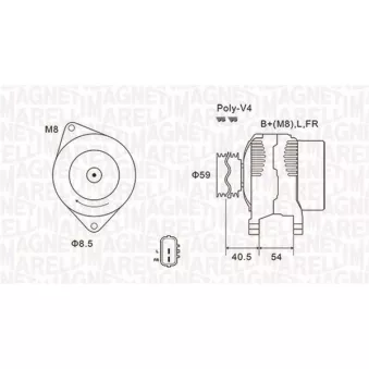 Alternateur MAGNETI MARELLI